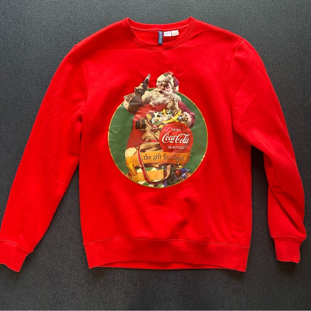 Coca-Cola Sweatshirt. Size Medium.
